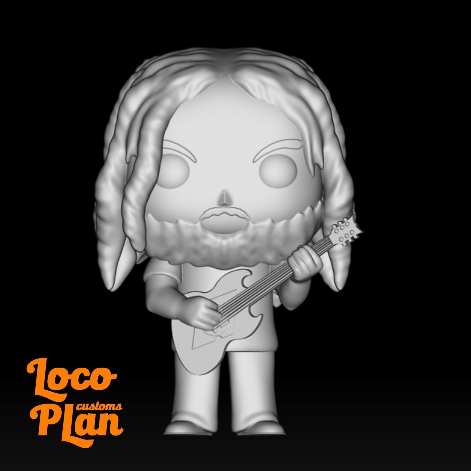 Max Cavalera Custo Funko 3D print model_3