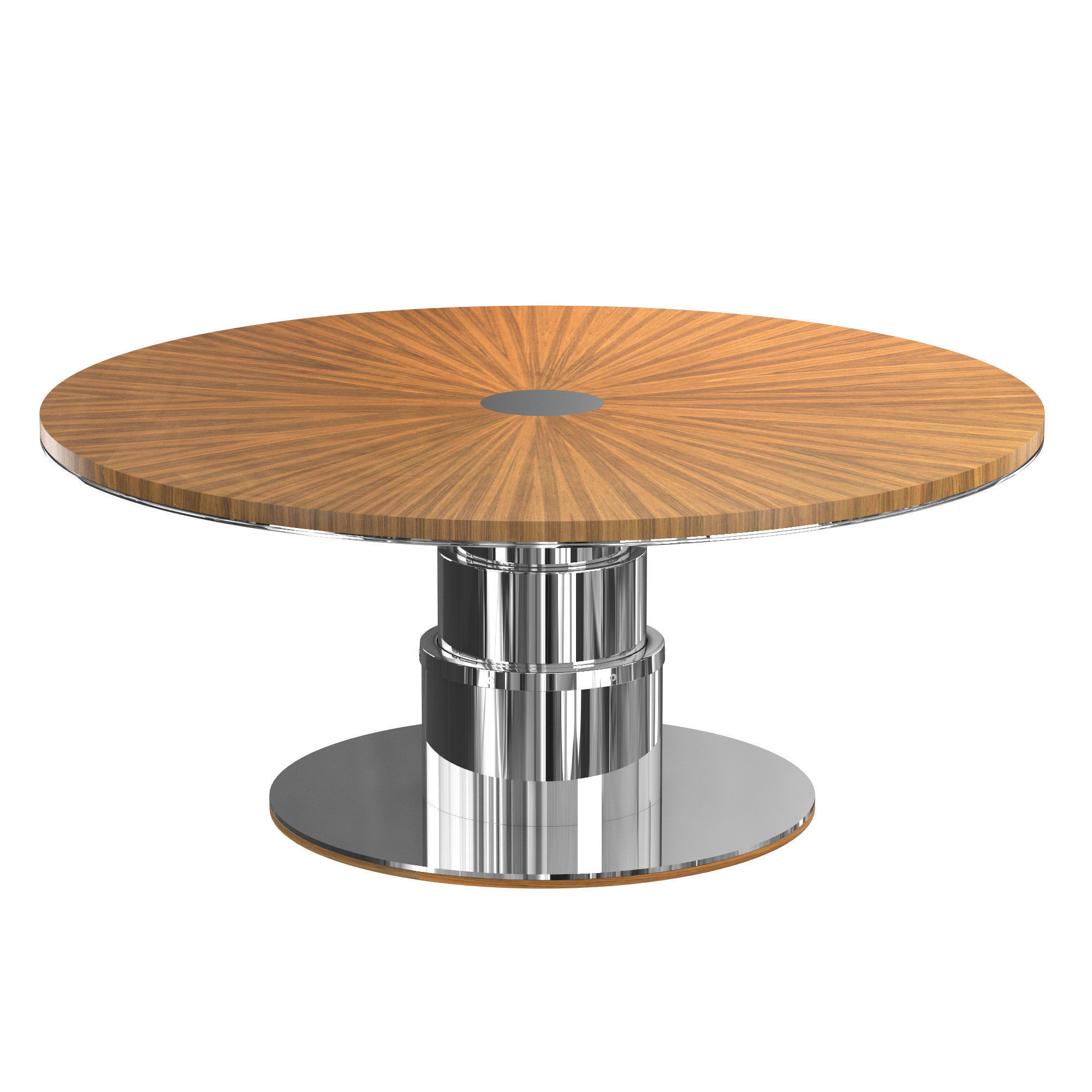 Sea round dining table 3D model_2