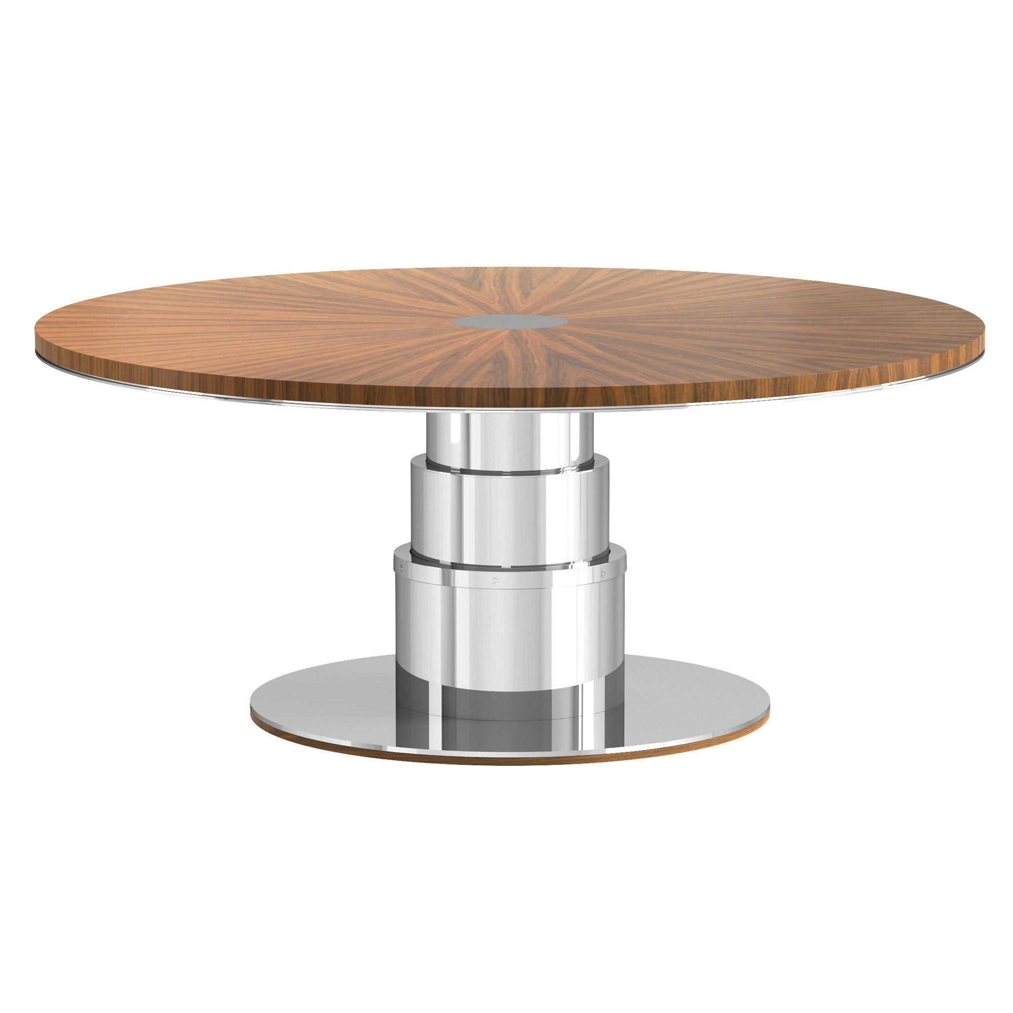 Sea round dining table 3D model_3