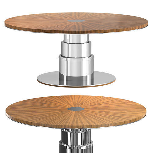 Sea round dining table 3D model