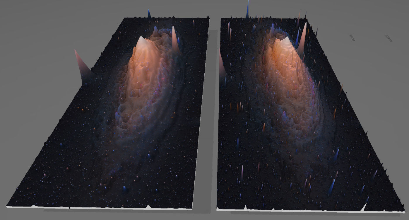 ANDROMEDA M31 GALAXY 3D SOFTWARE ANALYSISY 2IN1 3D print model_3