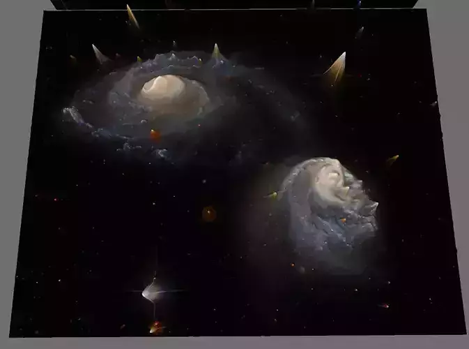 ARP-MADORE 608-333 DEEP SKY OBJECT 3D SOFTWARE ANALYSIS 3D print model