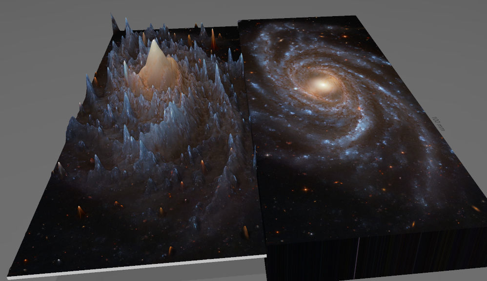 NGC 2336 GALAXY 3D SOFTWARE ANALYSIS 3D print model_2