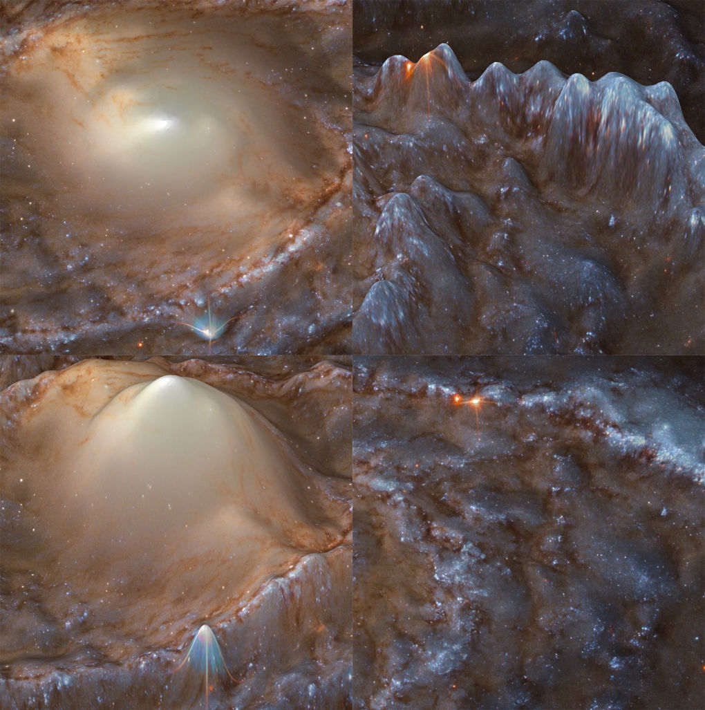 NGC 2336 GALAXY 3D SOFTWARE ANALYSIS 3D print model_3