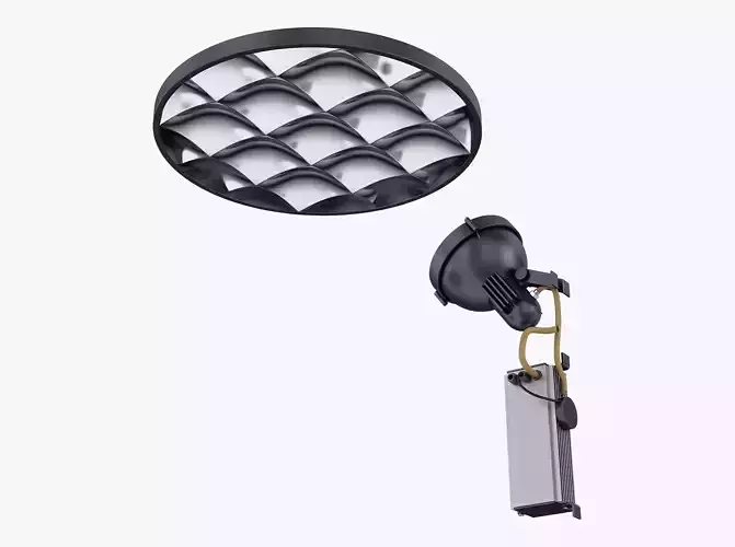 Floodlight and Indirect Reflector v 1 3D model