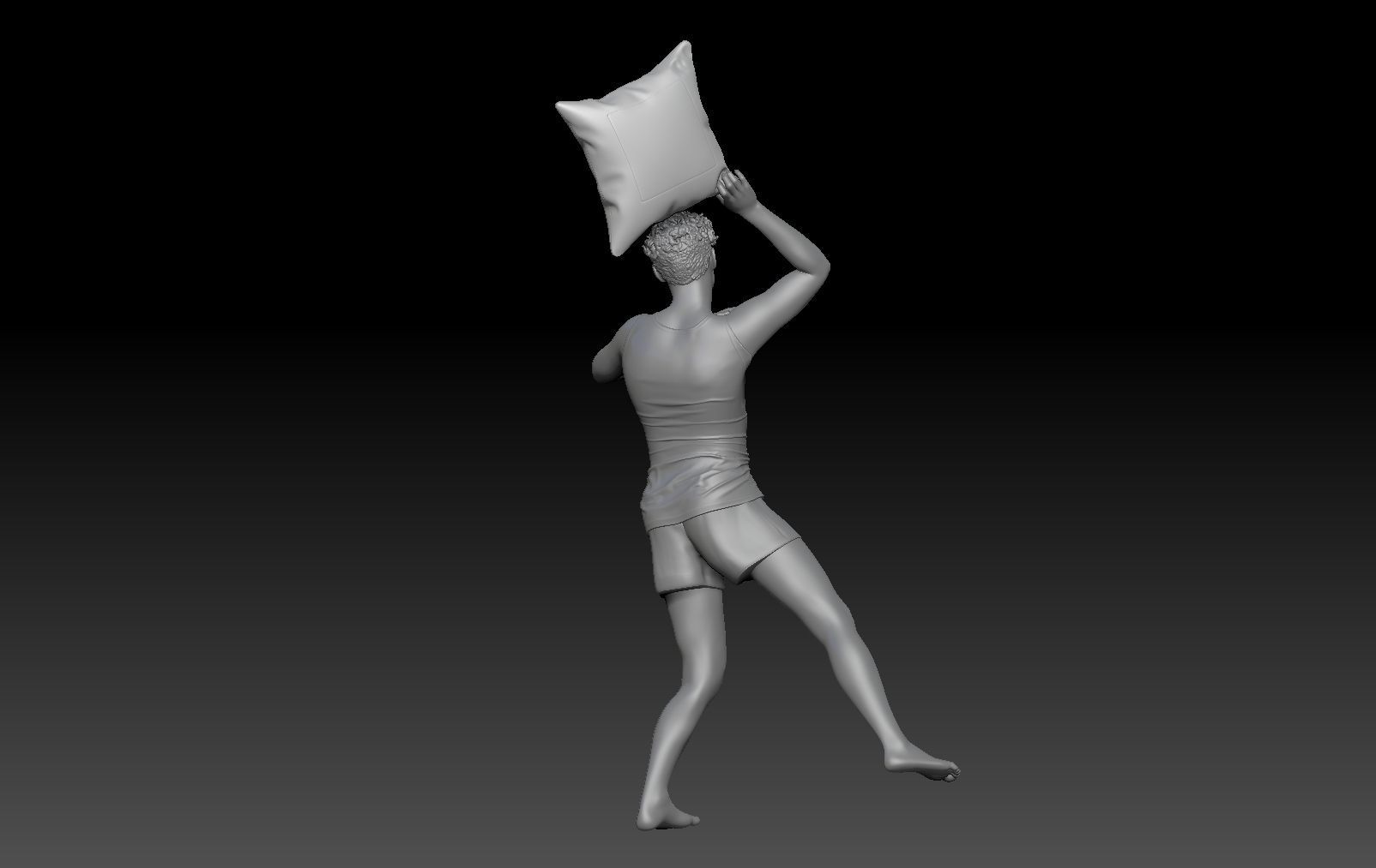FIGHT PILLOW BOY 1 3D print model_2