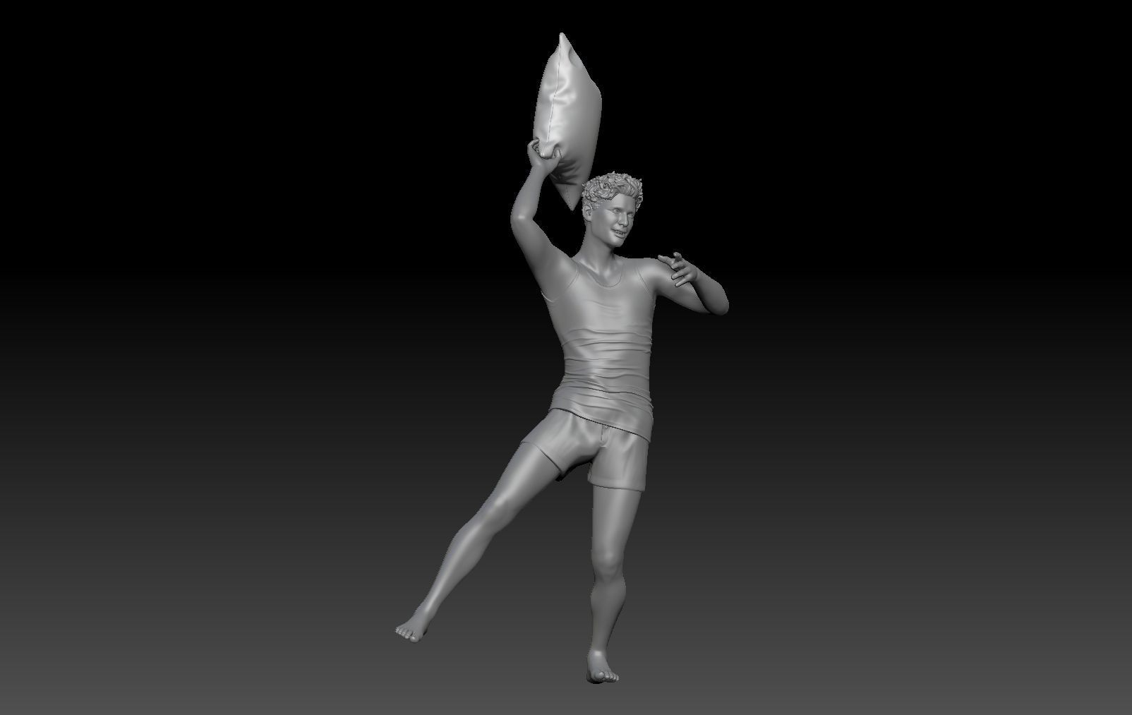 FIGHT PILLOW BOY 1 3D print model_4