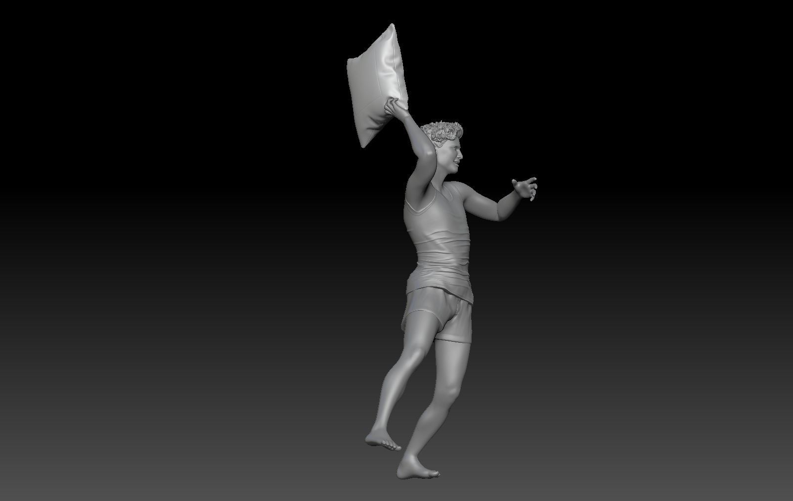 FIGHT PILLOW BOY 1 3D print model_3