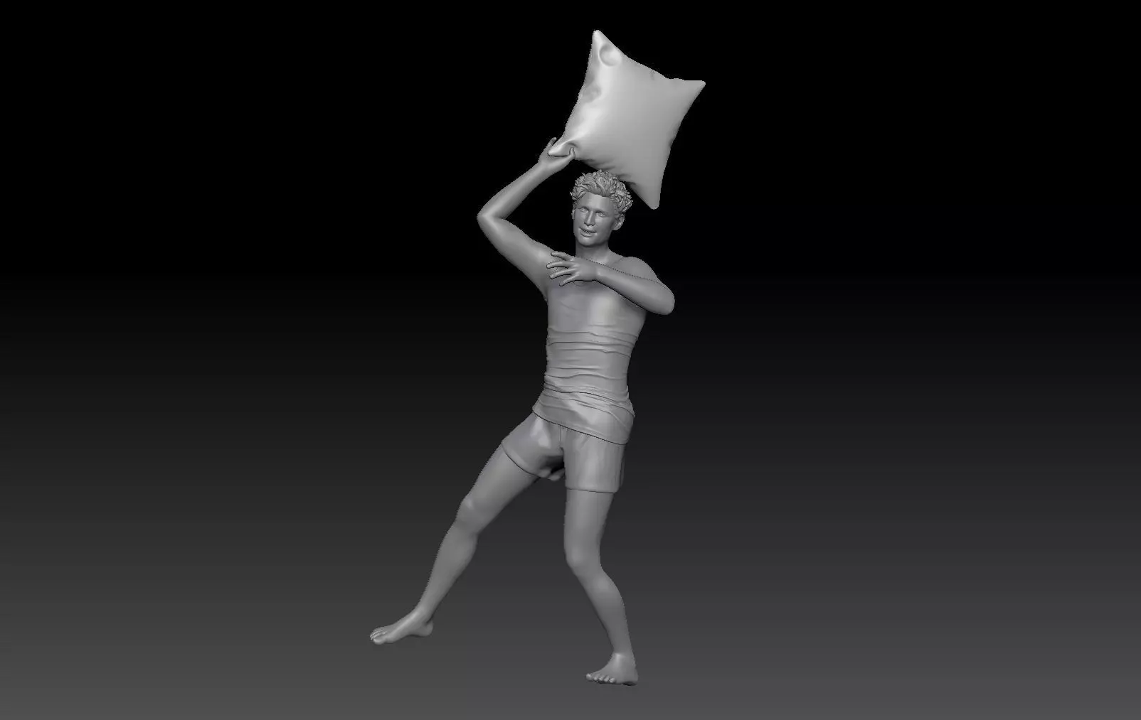 FIGHT PILLOW BOY 1 3D print model_0