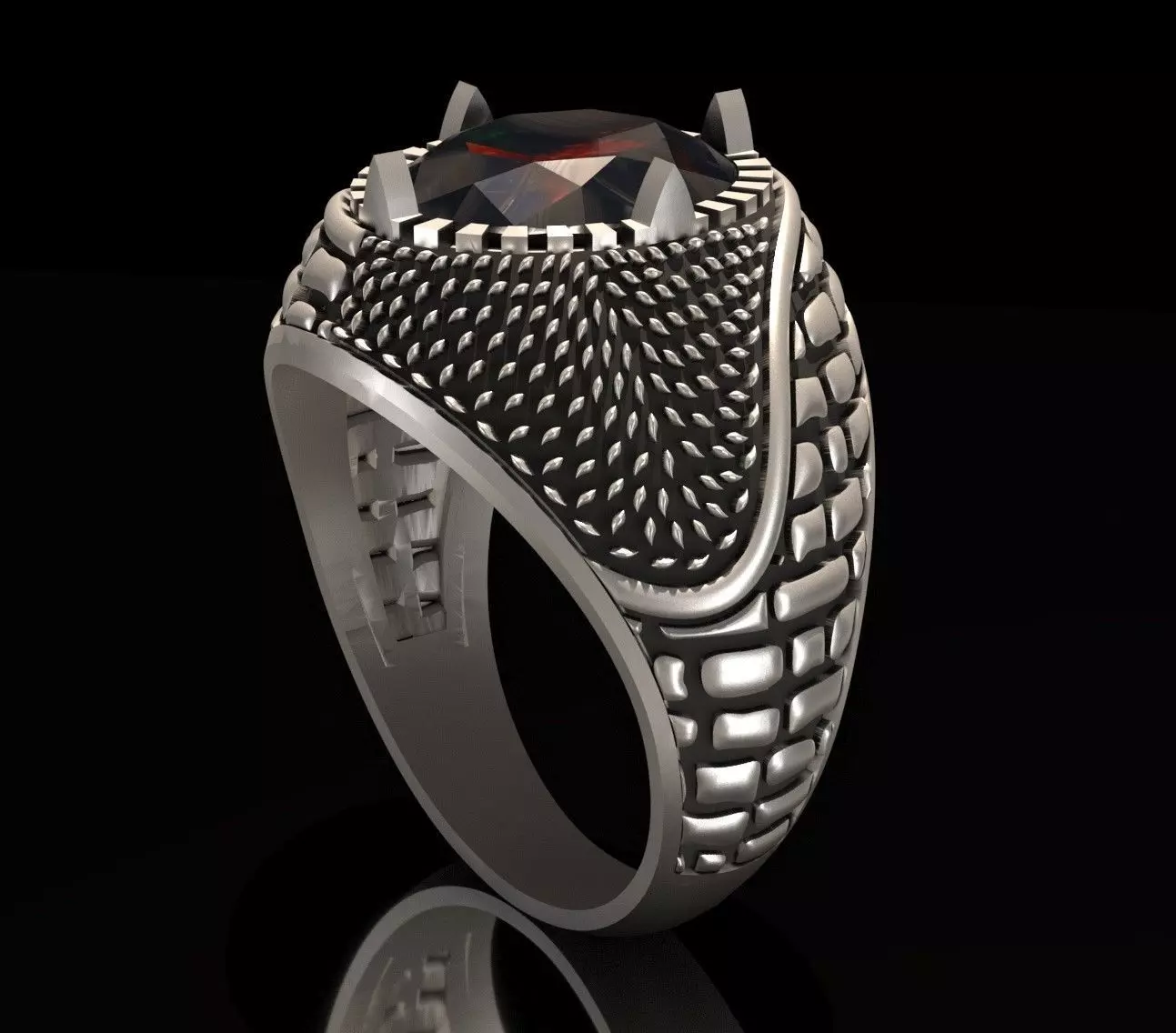 Men Ring Free 3D print model