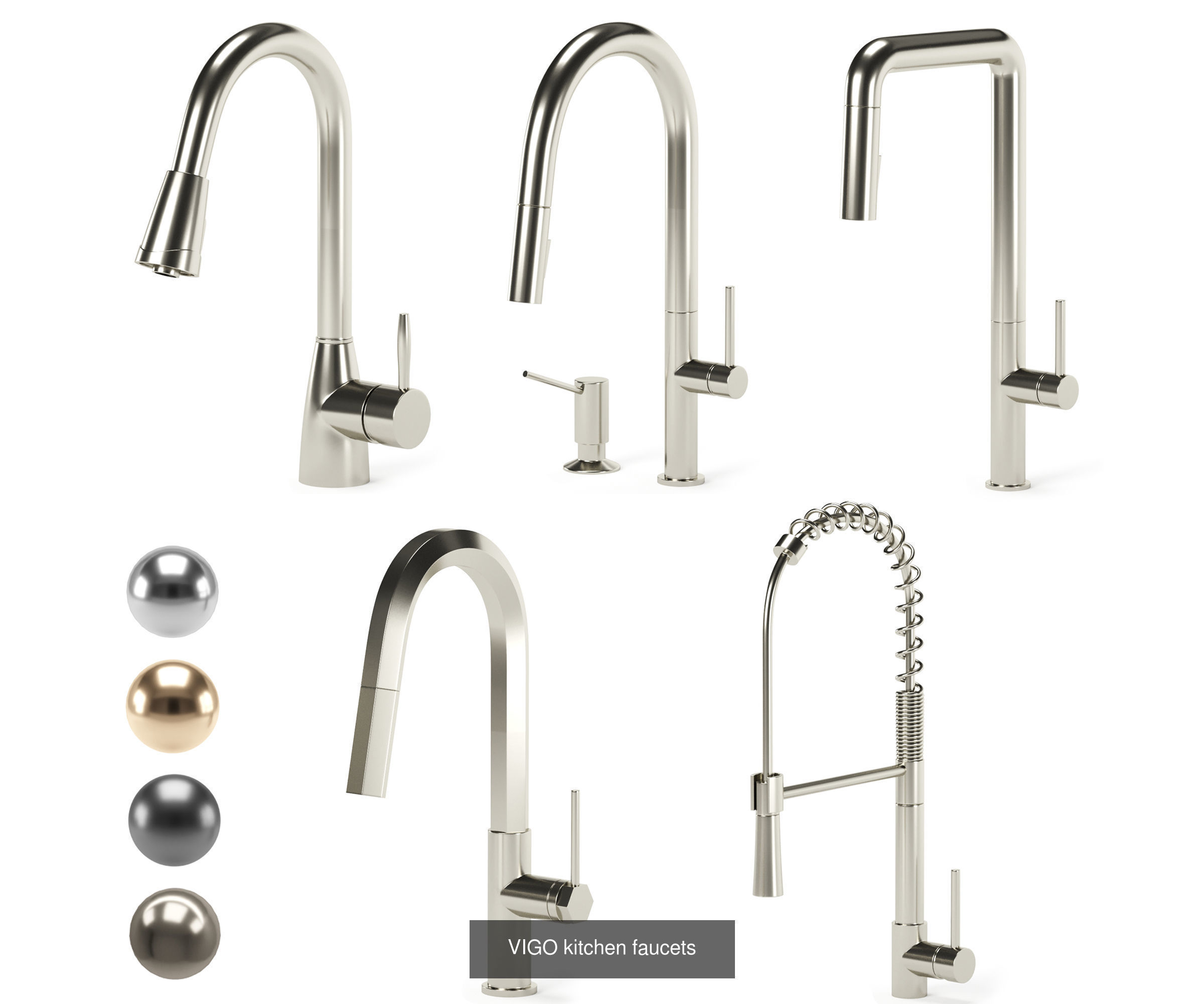 kitchen equipment 3D Model Collection_3