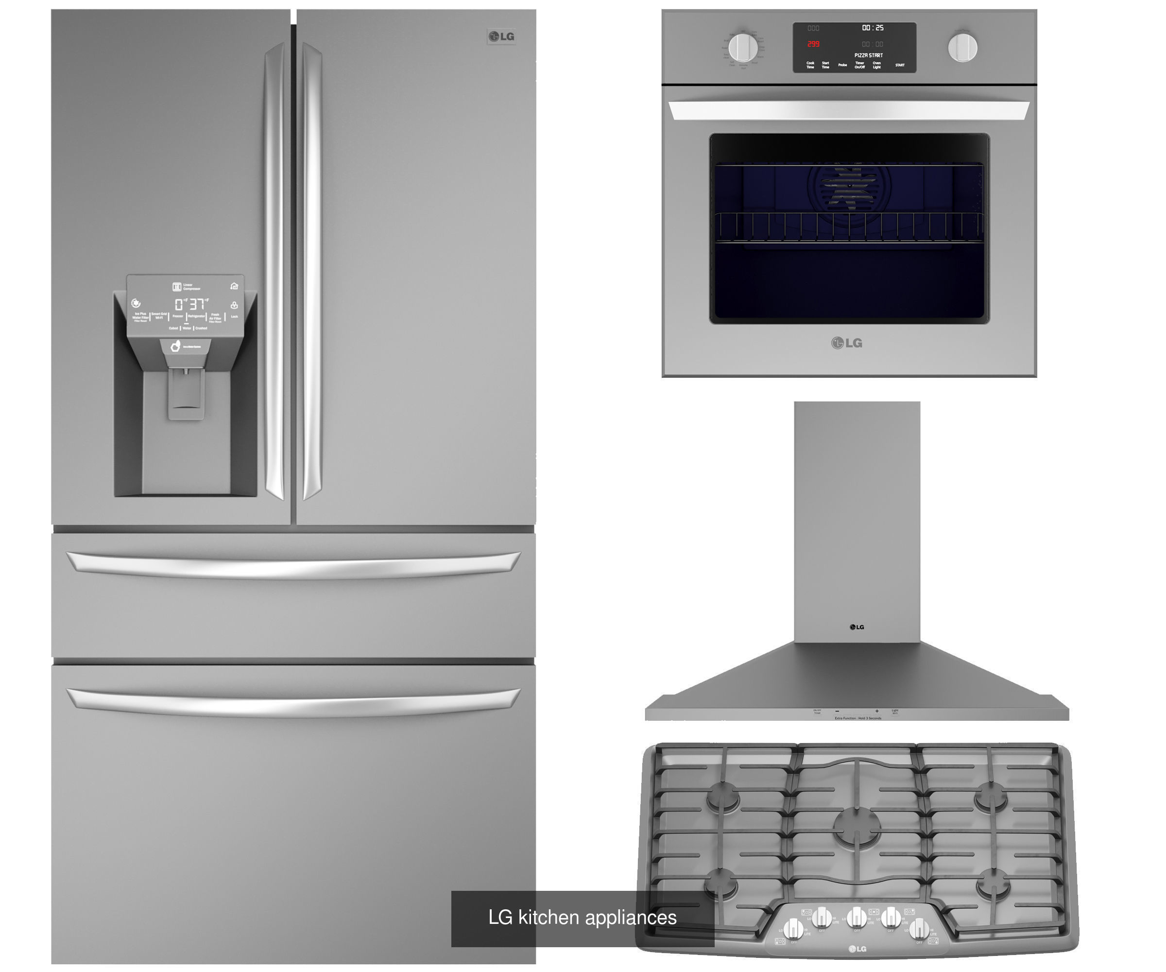 kitchen equipment 3D Model Collection_4