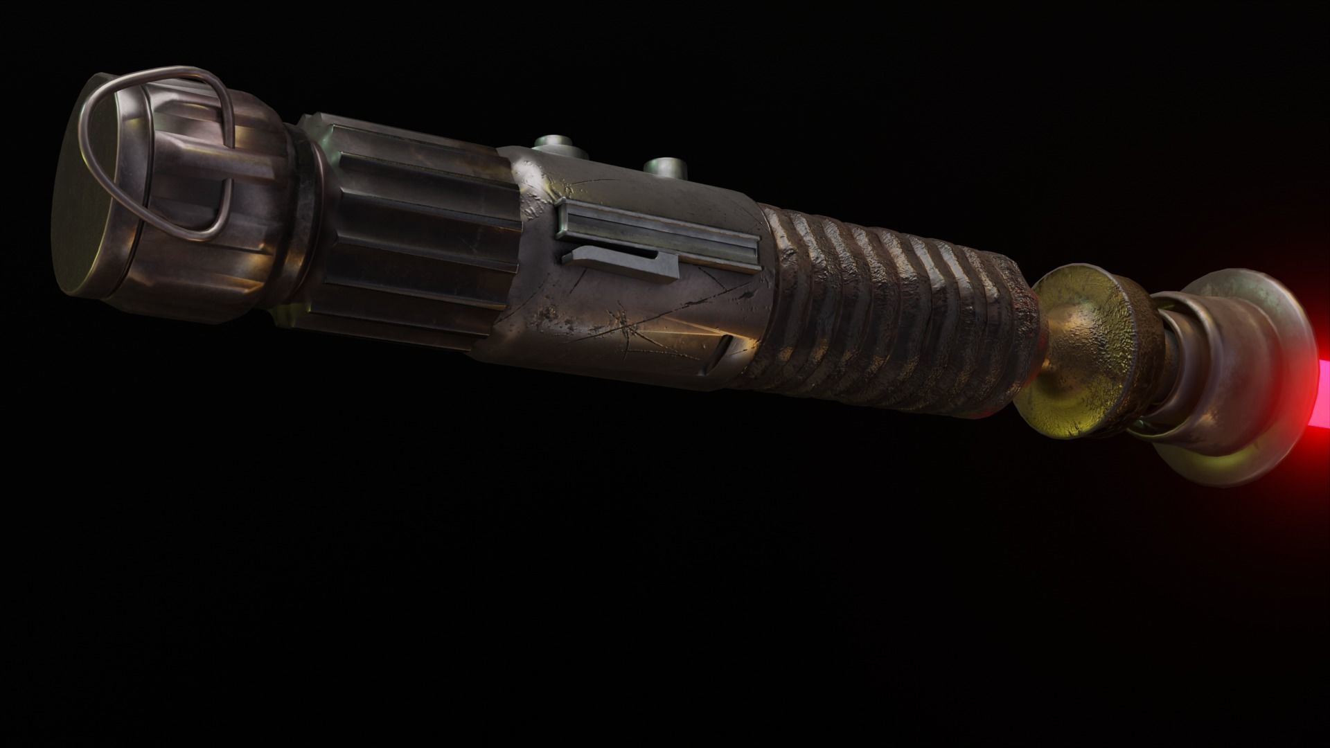 Obi-Wan Lightsaber 3D model_6
