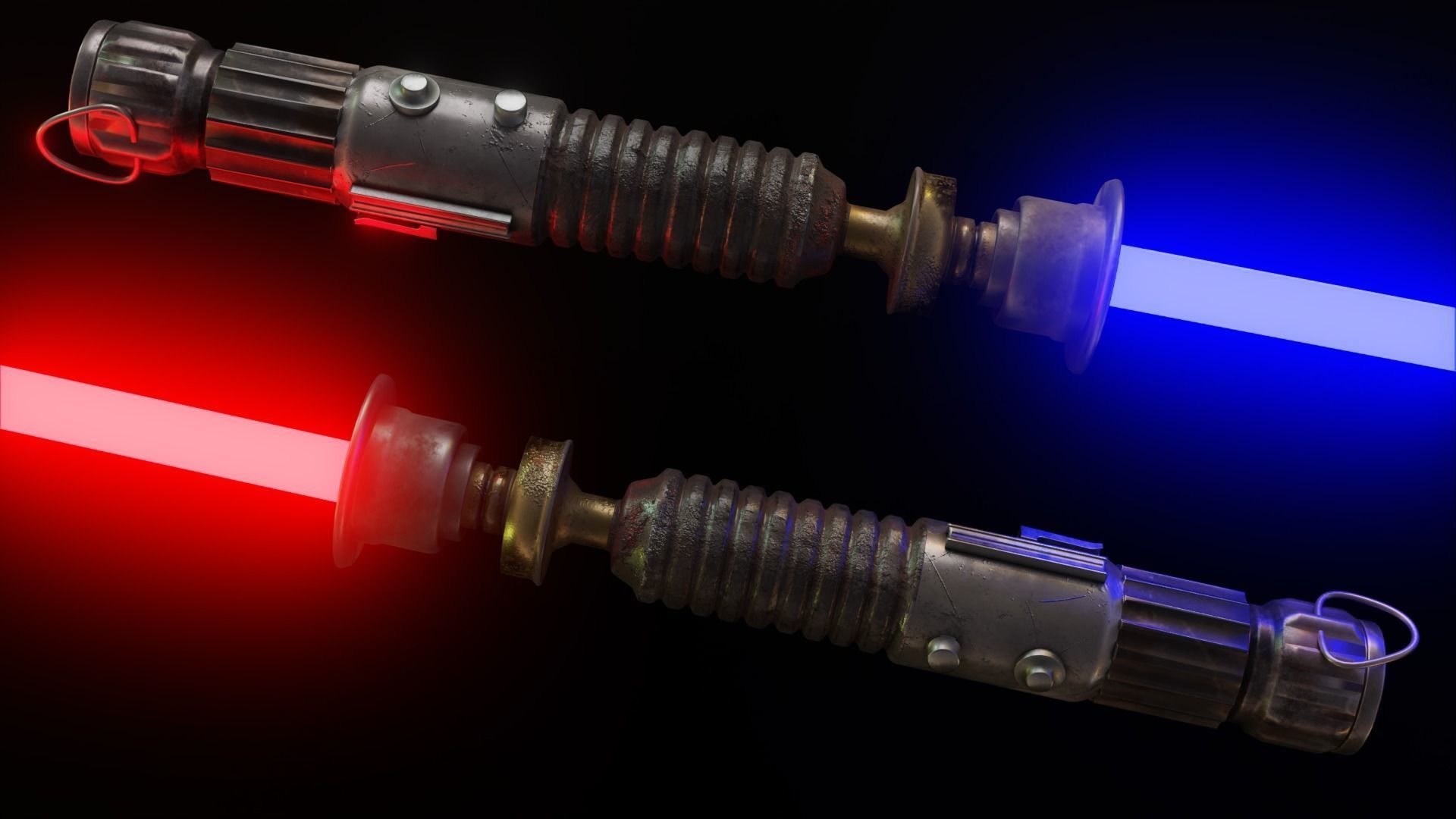 Obi-Wan Lightsaber 3D model_2