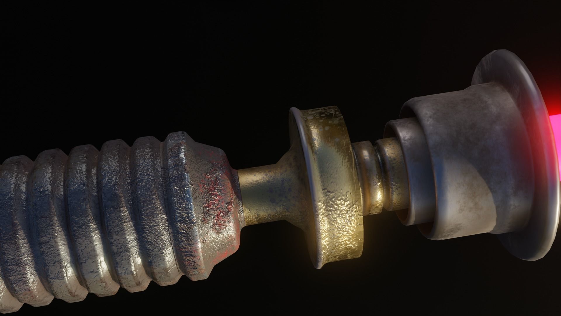 Obi-Wan Lightsaber 3D model_5