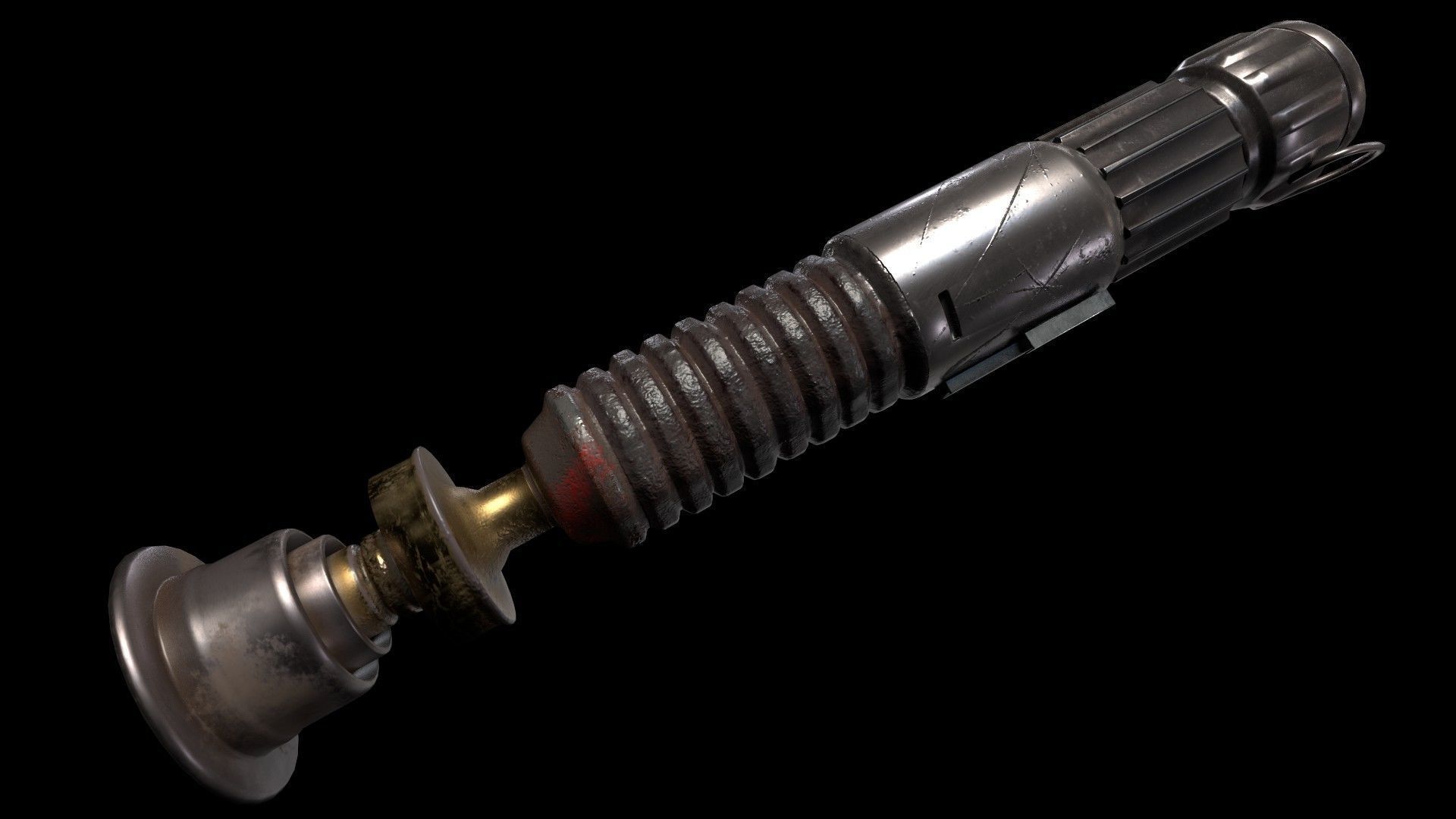 Obi-Wan Lightsaber 3D model_9