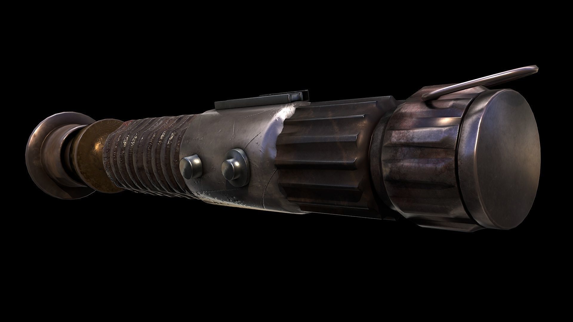 Obi-Wan Lightsaber 3D model_8