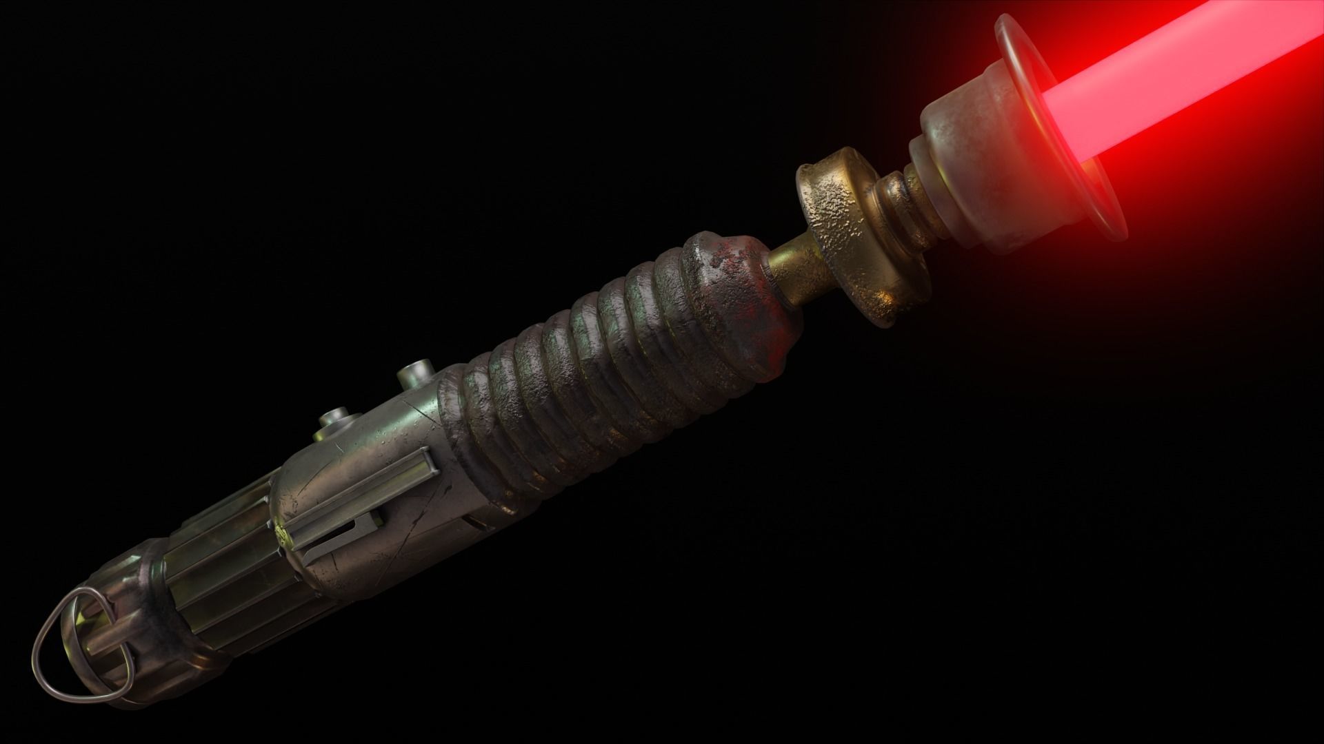 Obi-Wan Lightsaber 3D model_4