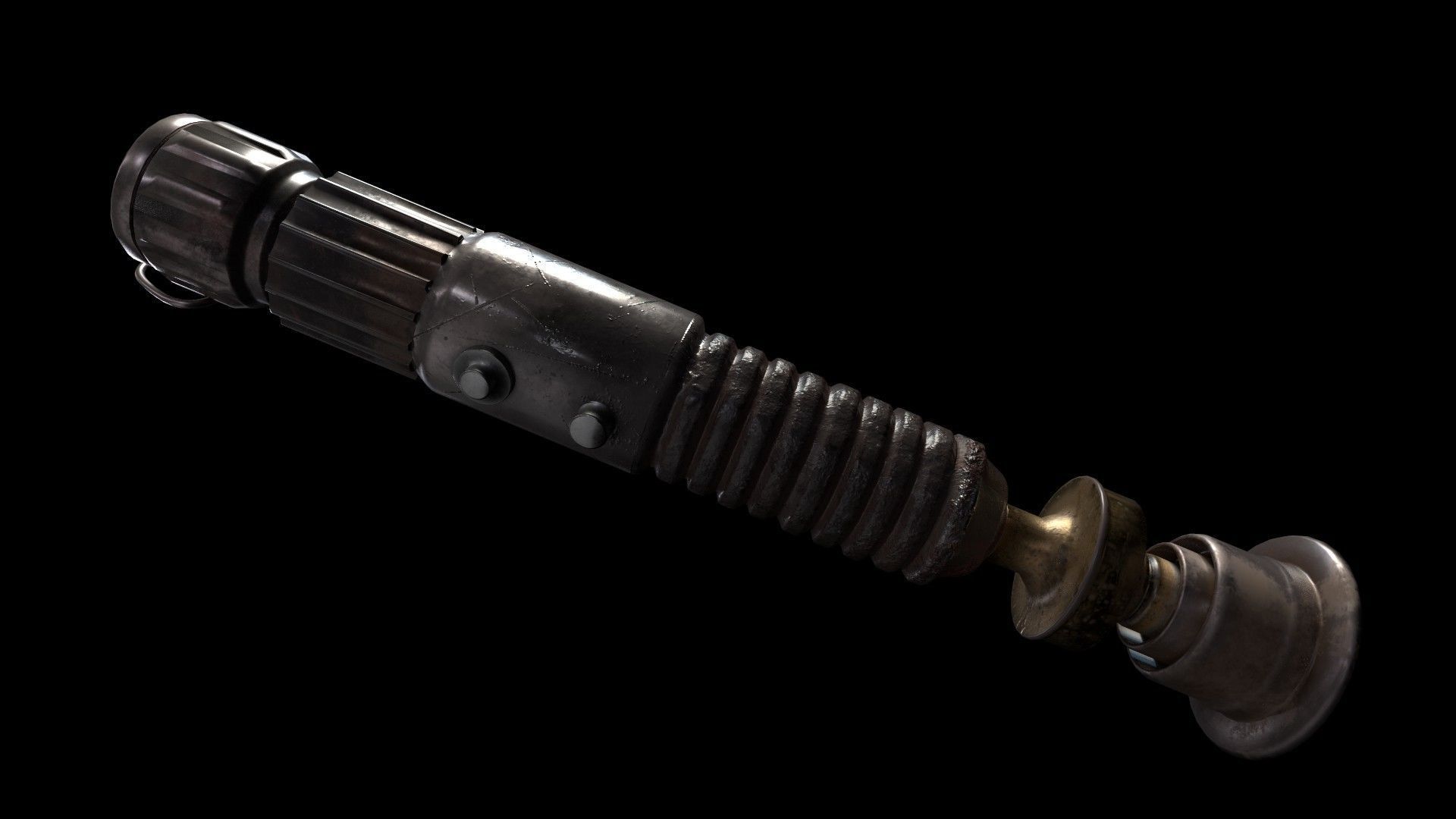 Obi-Wan Lightsaber 3D model_7