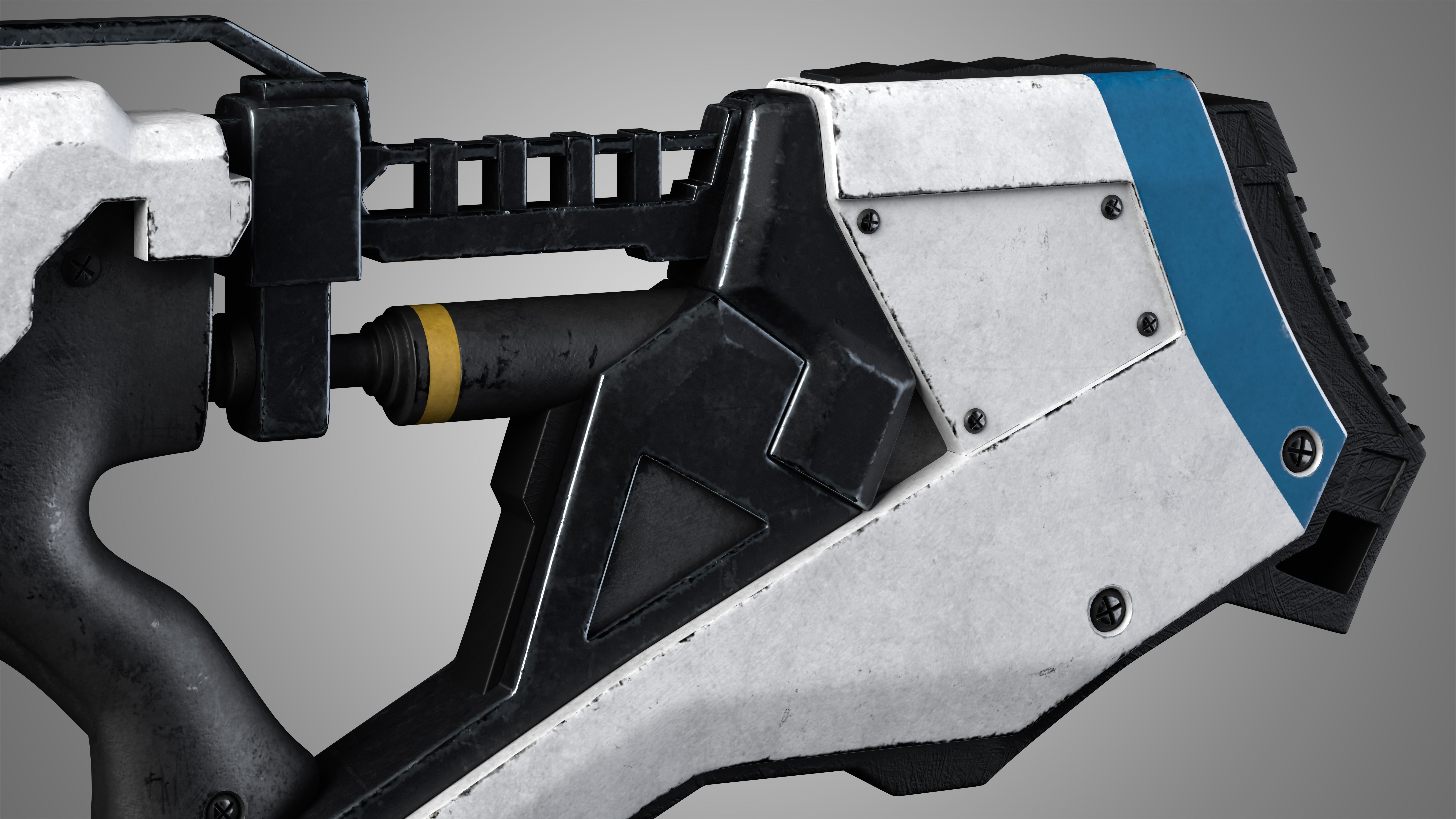 Sci-Fi Rifle 02 3D model_9