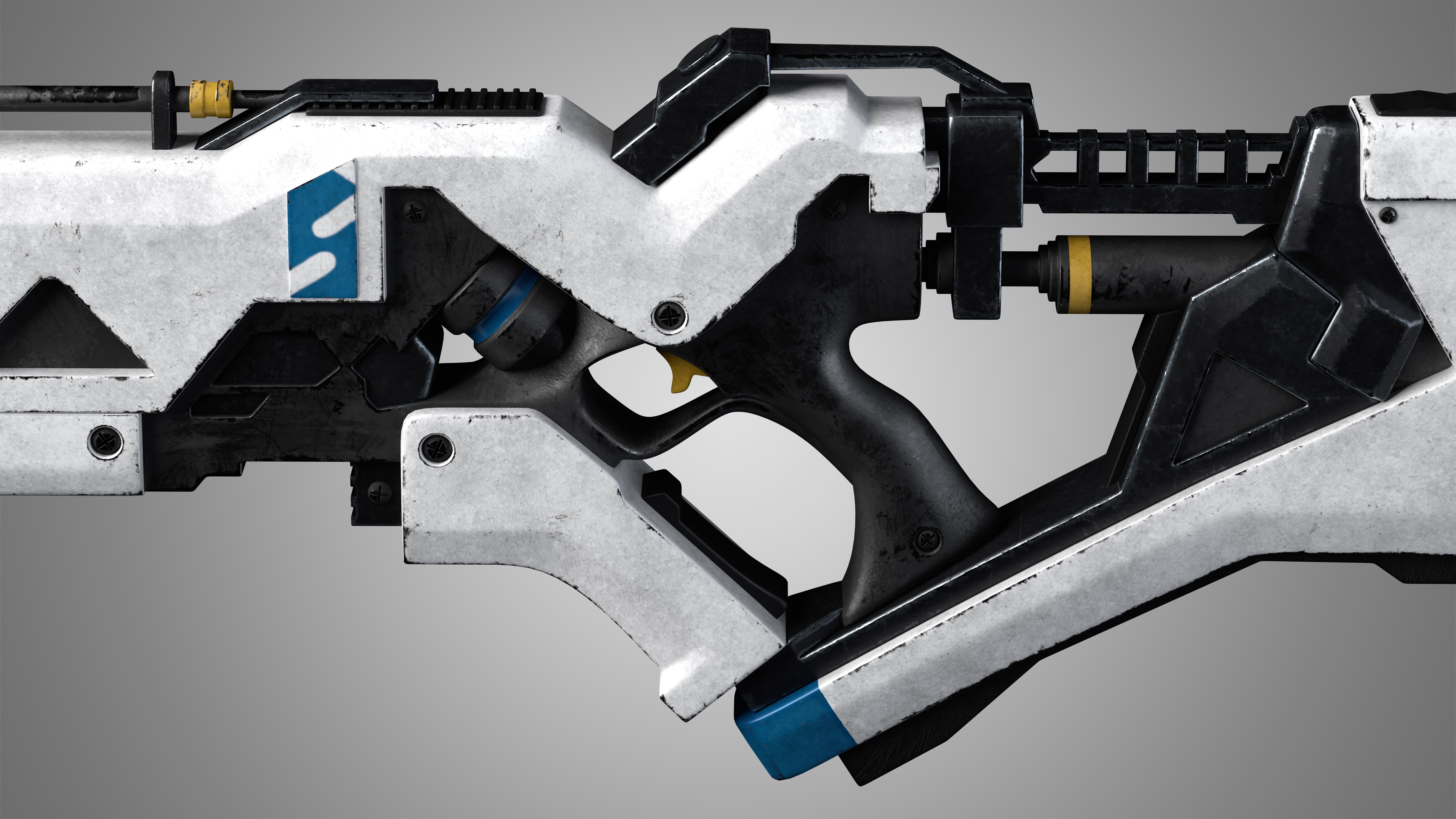 Sci-Fi Rifle 02 3D model_11