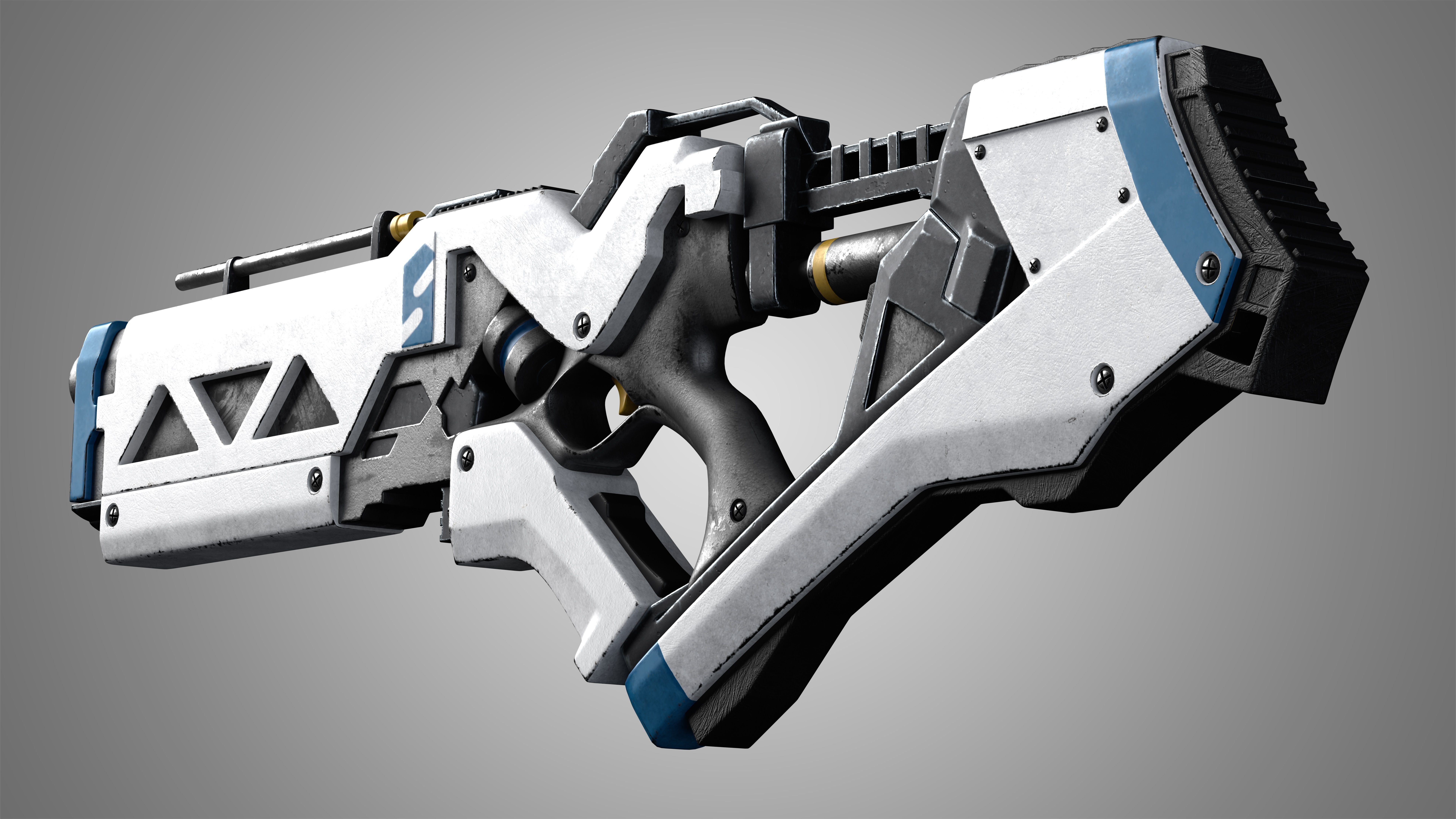 Sci-Fi Rifle 02 3D model_7