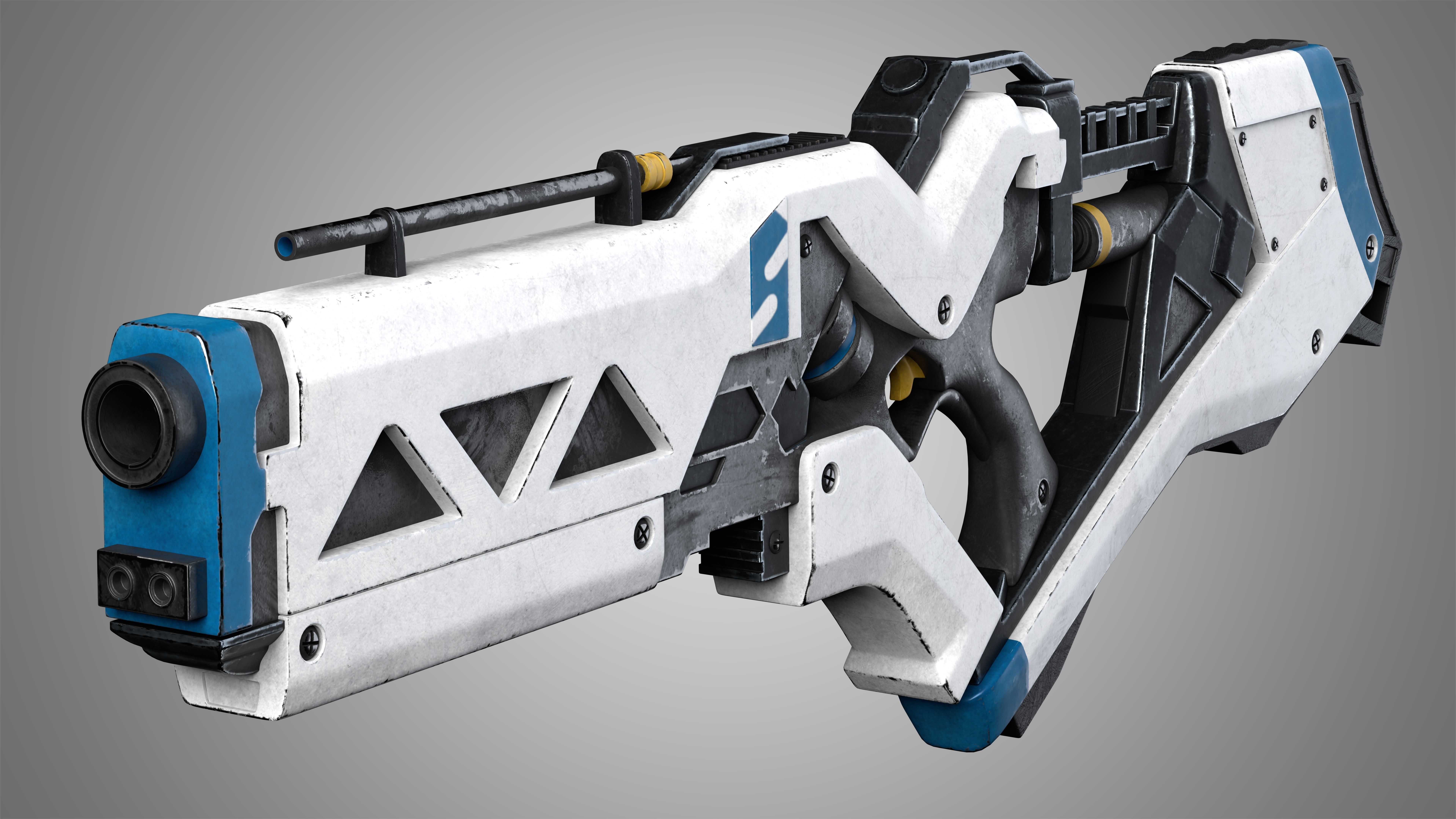 Sci-Fi Rifle 02 3D model_5