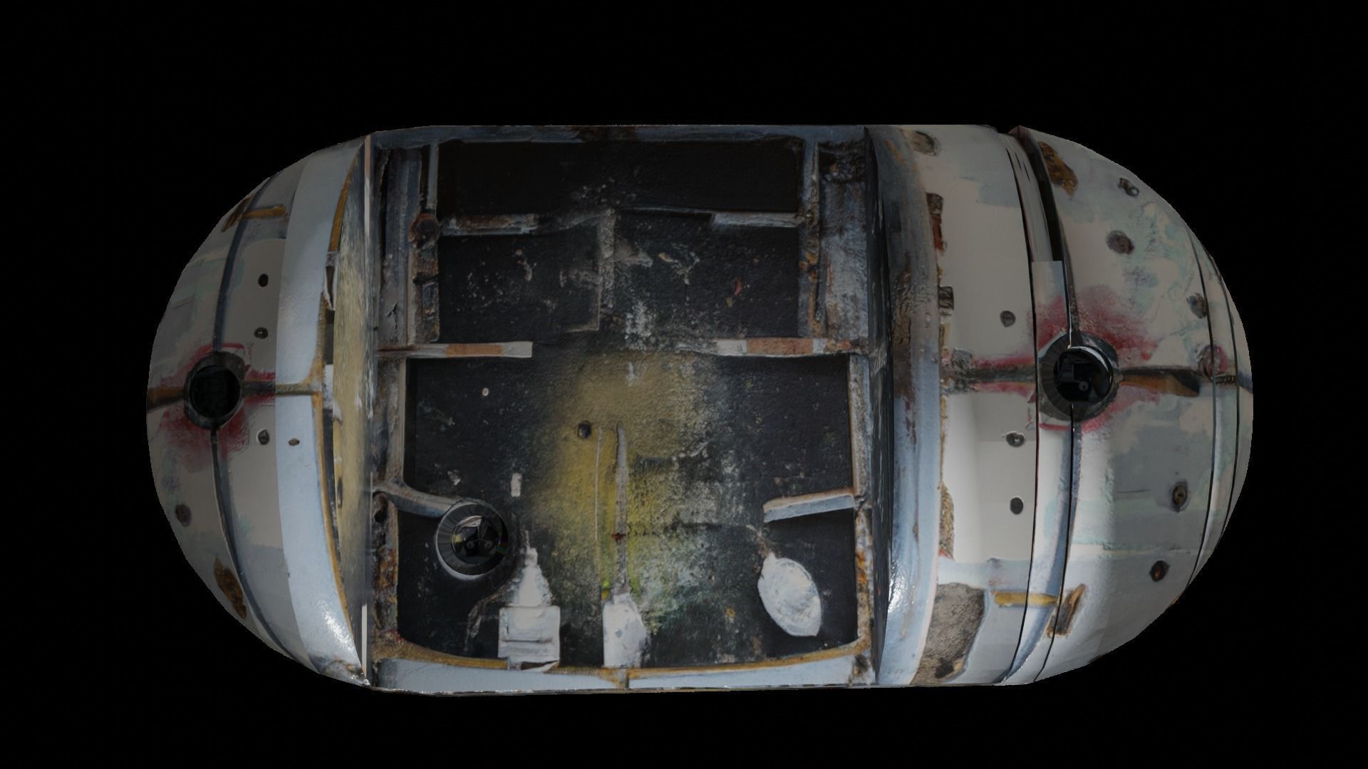 Damaged Space Capsule 3D model | CGTrader