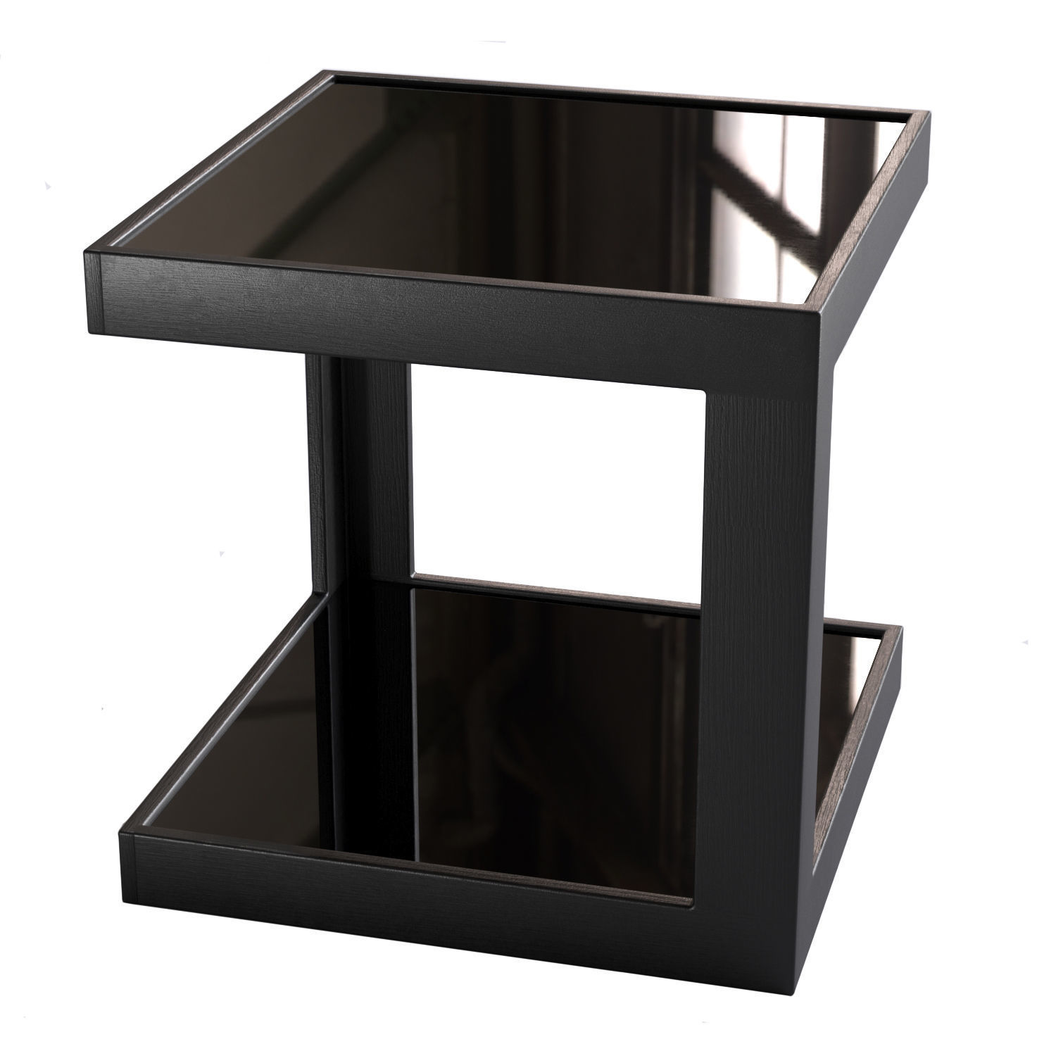 Infinity mirror table 3D model_1