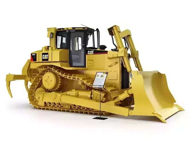 Crawler Dozer D6R 3D model