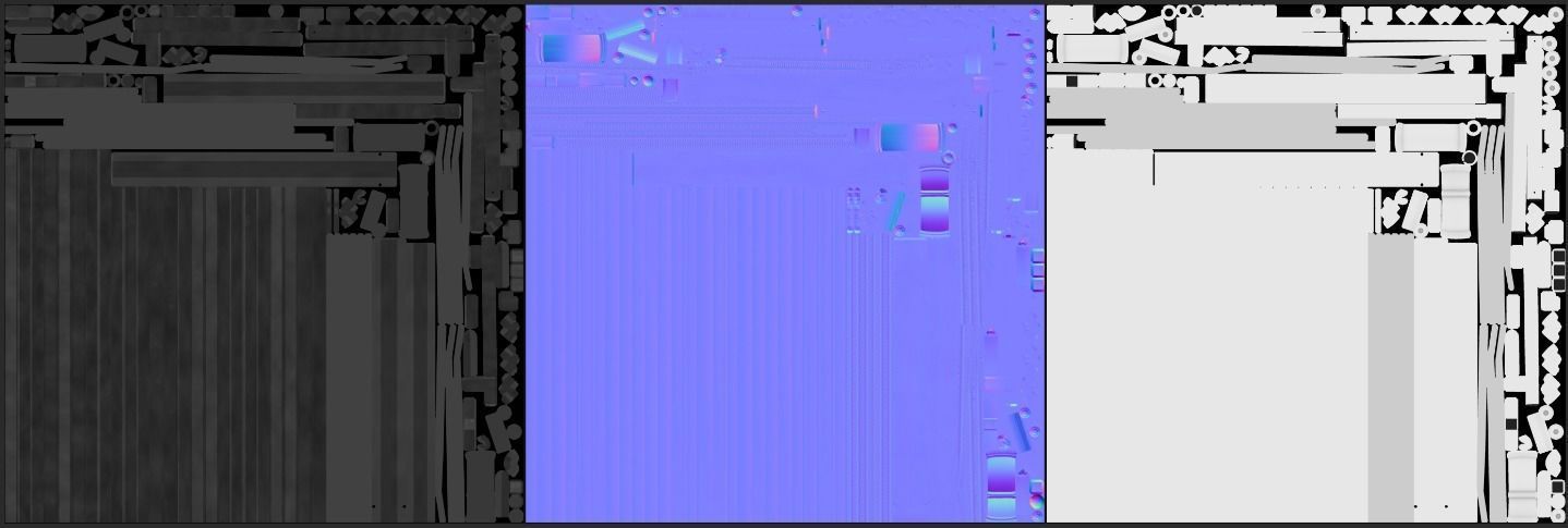 Wall-mounted clothes line Low-poly 3D model_9