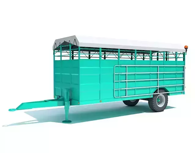Animal Transporter Trailer 3D model