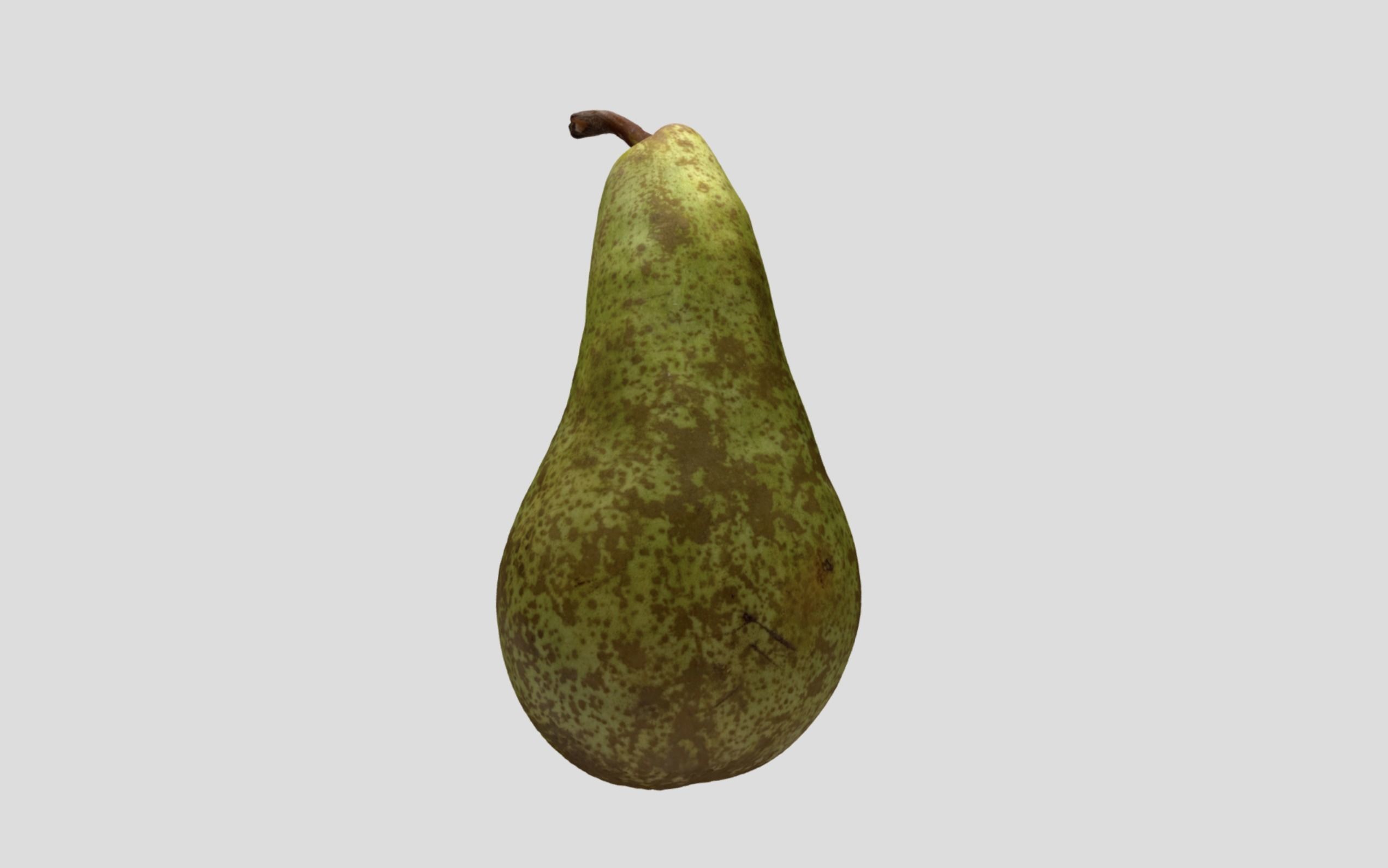 A pear fruit 3D model_3