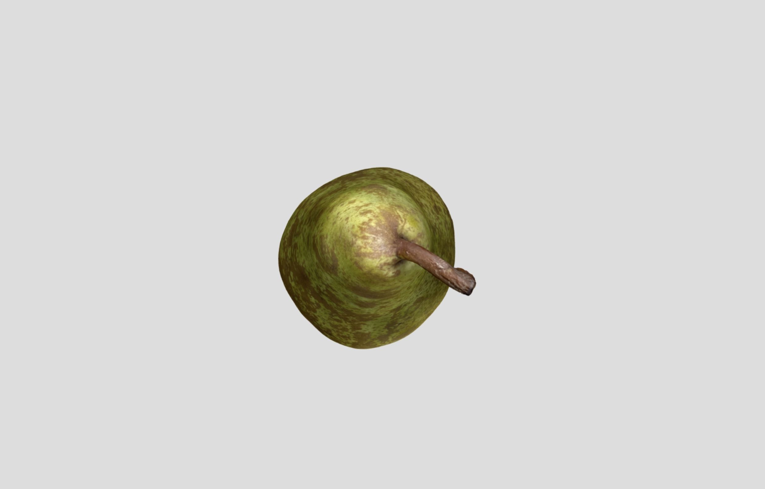 A pear fruit 3D model_6