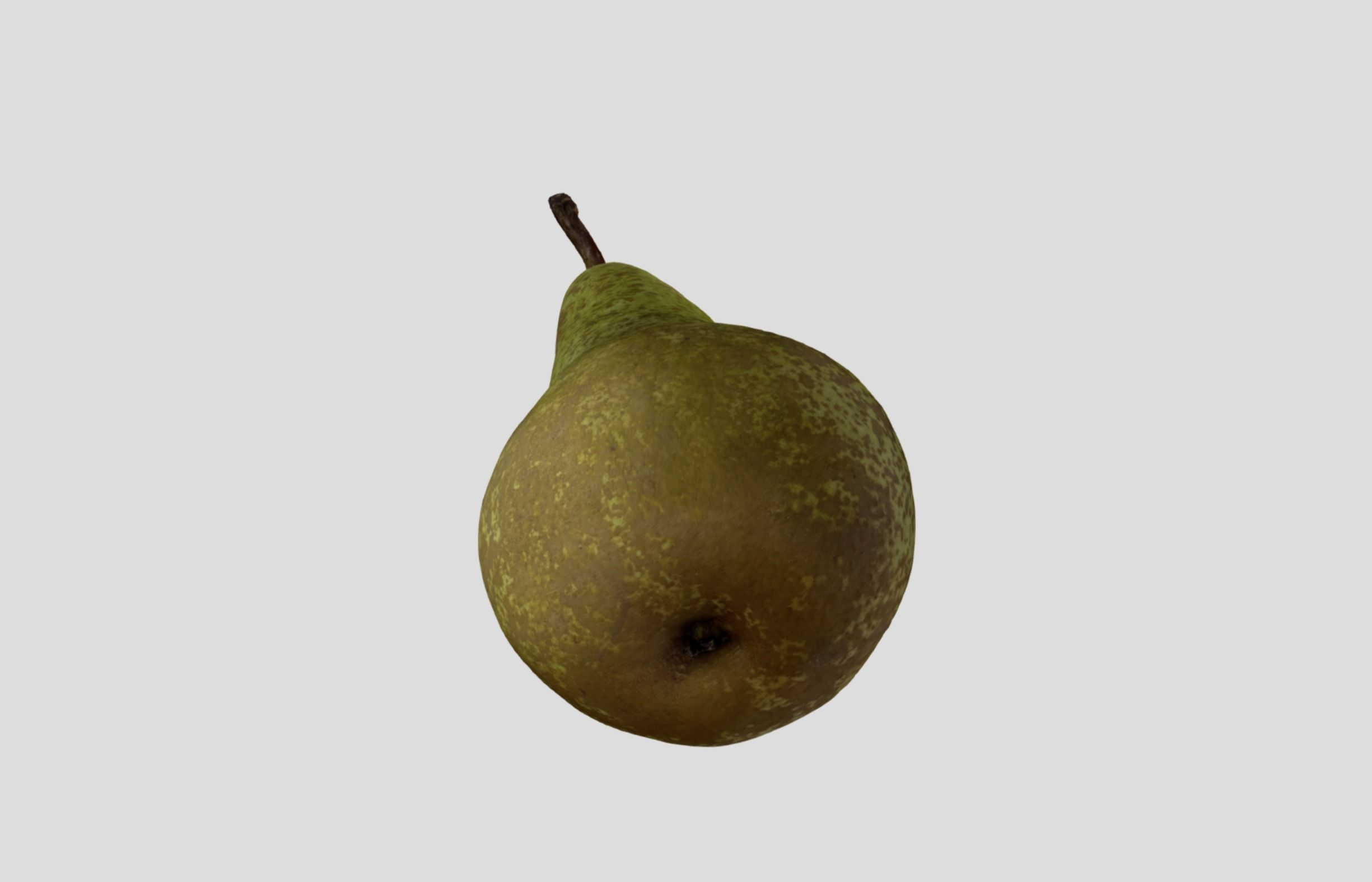 A pear fruit 3D model_5