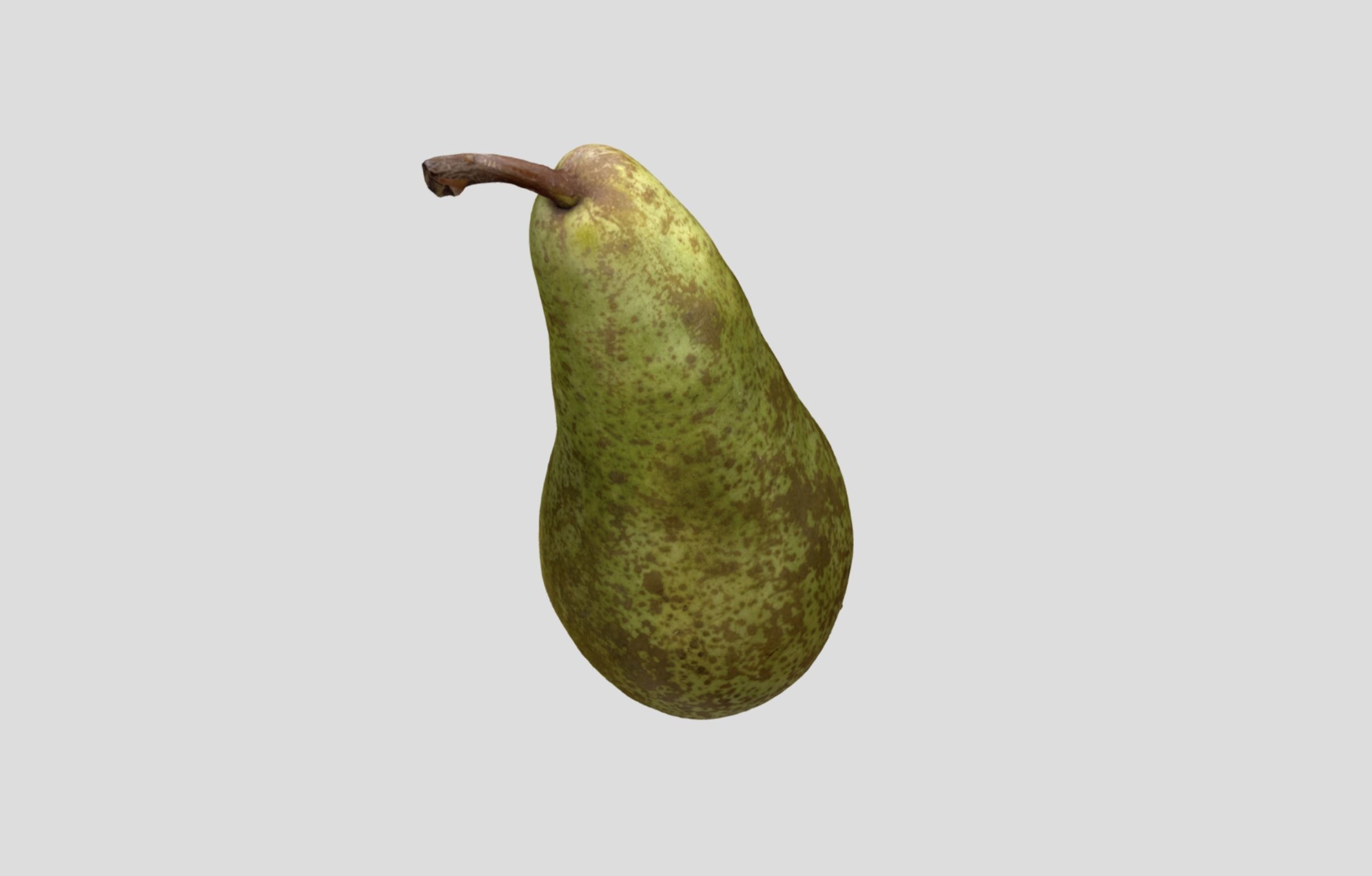 A pear fruit 3D model_8