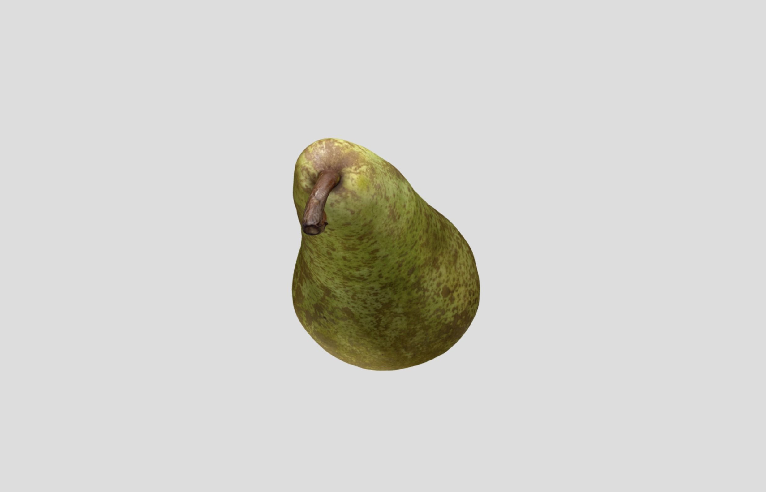 A pear fruit 3D model_7