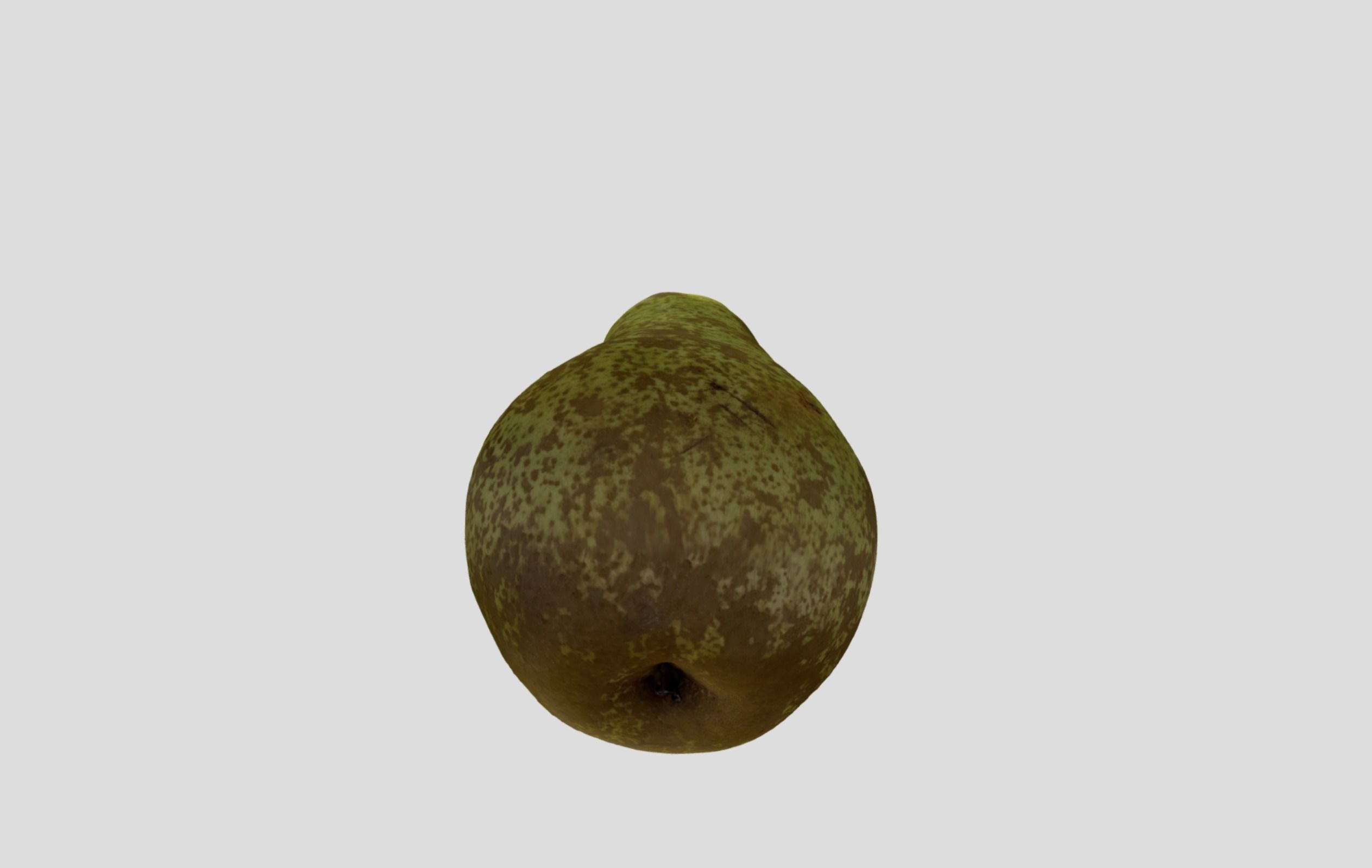 A pear fruit 3D model_4