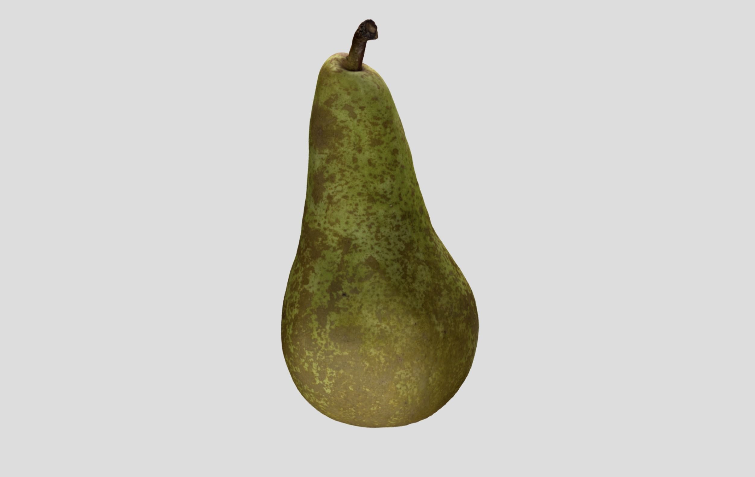 A pear fruit 3D model_1