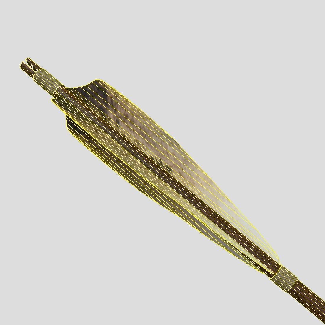 CC0 - Wooden Arrow Free low-poly 3D model_12