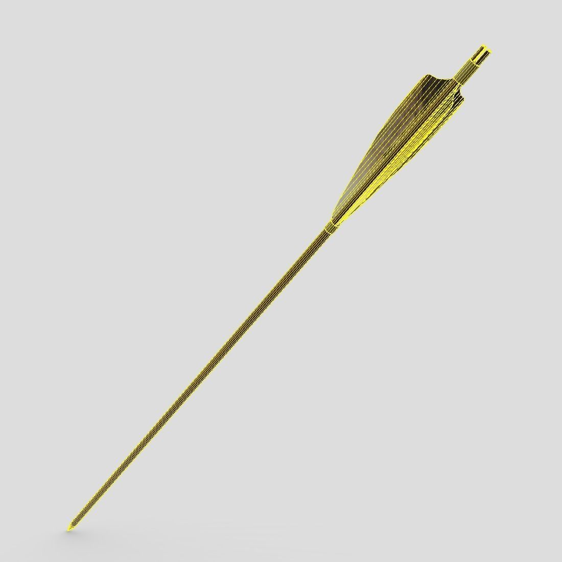 CC0 - Wooden Arrow Free low-poly 3D model_10