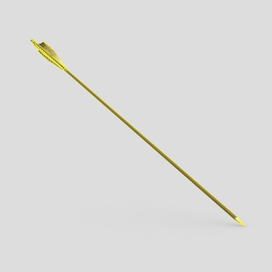 CC0 - Wooden Arrow Free low-poly 3D model_2
