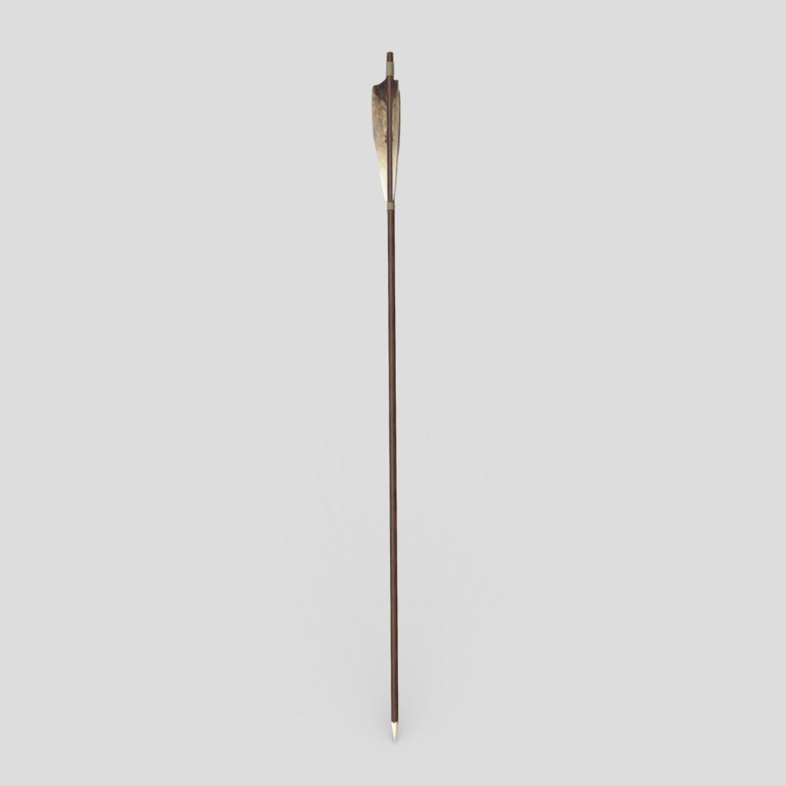CC0 - Wooden Arrow Free low-poly 3D model_3