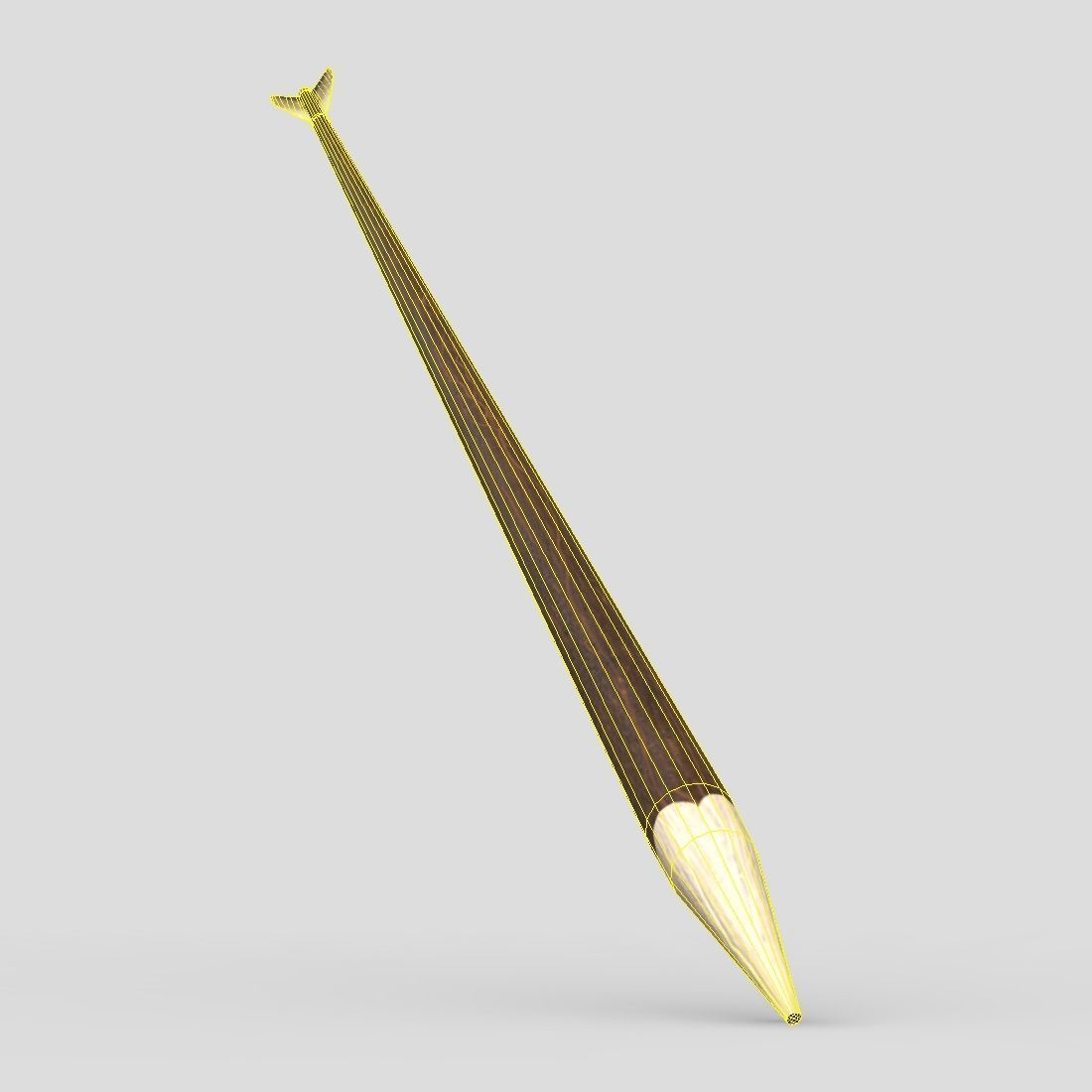 CC0 - Wooden Arrow Free low-poly 3D model_8