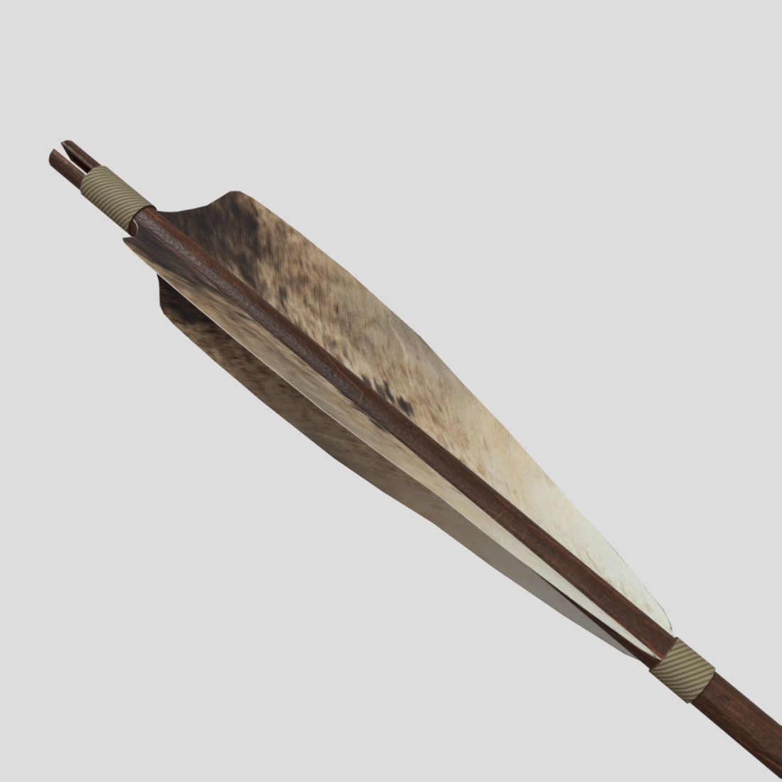 CC0 - Wooden Arrow Free low-poly 3D model_11