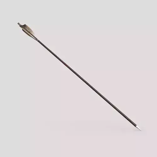 CC0 - Wooden Arrow Free low-poly 3D model