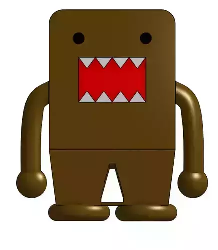 Brown Monster Free 3D print model