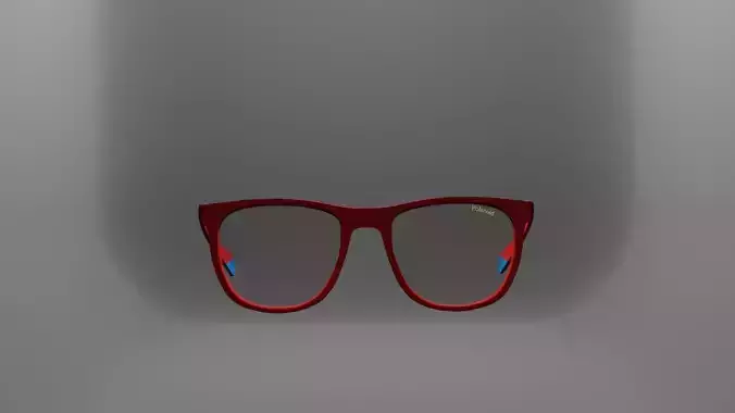 Polaroid Sunglasses 08 for Augmented Reality Low-poly 3D model