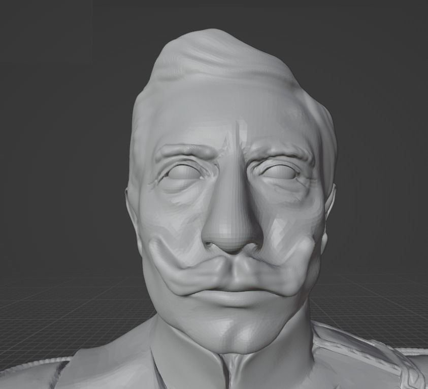 Wilhelm II German Emperor 3D print model_25