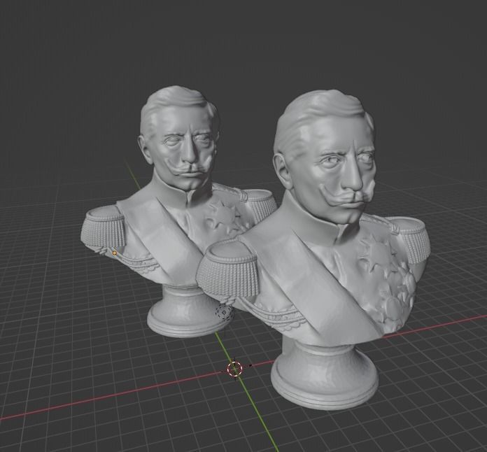 Wilhelm II German Emperor 3D print model_3